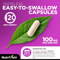 Nutrivein Premium Zinc Picolinate 100Mg - 120 Capsules - Immunity Defense Boosts Immune System & Cellular Regeneration - Maximum Strength Bioavailable Supplement - Essential Elements For Absorption