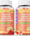 Totaria Sugar Free 5 in 1 Probiotic Prebiotic Postbiotic Gummy 36 Strains Probiotics for Women Men with Digestive Enzymes Peppermint Complete Immune Gut and Digestive Support Vegan