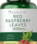 Carlyle Red Raspberry Leaf Capsules | 1200mg | 120 Count | Non-GMO and Gluten Formula | Traditional Herbal Extract