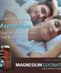 Magnesium Glycinate - 100% Pure Albion Traacs Bisglycinate Chelate Supplement - 200 Mg - 120 Vegetarian Capsules