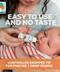 Raise Them Well- Vitamin D and K Drops for Bone and Teeth Health, 365 Servings, 0.36 fl/oz