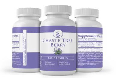 PURE ORIGINAL INGREDIENTS Chaste Tree Berry Extract, (100 Capsules) Always Pure, No Additives Or Fillers, Lab Verified