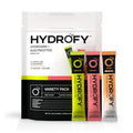 Hydrogen Water + Electrolytes Drink Mix - Variety Pack Hydration Packets With Molecular Hydrogen (H2), Sodium, Potassium, Magnesium Lemon Lime, Raspberry, Orange + Caffeine 12 Count