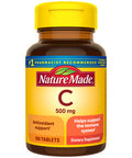 Nature Made Vitamin C 500 Mg Dietary Supplement For Immune Support 100 Tablets 100 Day Supply