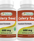 Best Naturals Celery Seed 600 mg 180 Tablets (180 Count (Pack of 2))