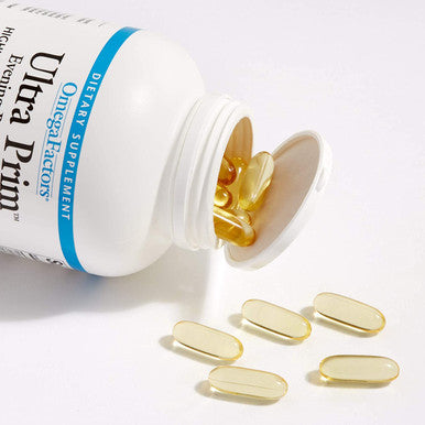 Omega Factors by Natural Factors Ultra Prim Evening Primrose Oil Promotes Womens and Immune Health with Omega6 GLA 240 softgels 240 servings