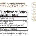 Solgar Wild Oregano Oil 60 Softgels - Oregano Oil Concentrate - Immune Support - Non Gmo Gluten Free Dairy Free - 60 Servings