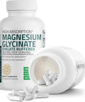 Bronson Magnesium Glycinate 200 Mg Per Serving Chelated For High Absorption, Gentle On Stomach, Non-Gmo, 60 Vegetarian Capsules