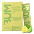 Raw Electrolytes Powder Hydration Drink Mix Packets Bum Hydrate (Lemon Lime 20 Servings) - Electrolyte Hydration Packets Supports Muscle Function & Endurance - Keto Free Electrolytes Powder Packets