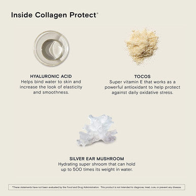 Moon Juice - Collagen Protect - Vegan Alternative Collagen Powder Supplement - Organic Silver Ear Mushroom, Organic Tocos & Hyaluronic Acid - Non-GMO, Gluten-Free (4.5oz, 16 Servings)