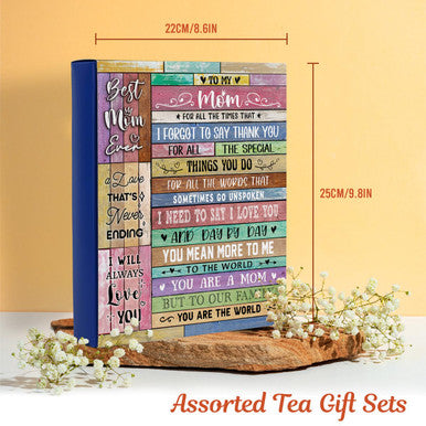 Engintea Unique s for Mom from Son Daughter - Mothers Day Tea Sampler Set - Herbal Green & Black Tea Set For Mother Women Tea Lovers - Premium Tea Collection (45 tea bags 9 flavors)