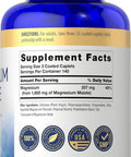 Carlyle Magnesium Malate 1800mg | 420 Coated Caplets | Vegetarian Non-GMO Gluten Supplement