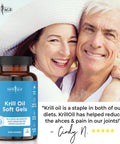Antarctic Krill Oil 1000mg with Astaxanthin - 2 Pack - 120 Caps Omega 3 6 9 - EPA DHA - 100% Purified, Mercury Free and Wild Caught - Non GMO - Gluten Free - Pure Krill Oil by New Age