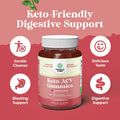 Natures Craft Vegan Advanced Keto ACV Gummies - Keto Apple Cider Vinegar Gummies Sugar Delicious Formula for Slimming Cleanse and Detox Goals - Non GMO Apple Cider Vinegar Gummies with The Mother (2 Months)