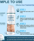 Advanced Scar Cream, Silicone Scar Gel, Treats Old And Scars, Reduces The Appearance Of Scars From, Body, Face, Stretch Marks, Surgical Scar, Keloids, Acne, Burns And More, 1.7 Oz