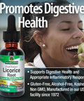 Nature'S Answer Licorice Root | Herbal Supplement | Supports Digestive Health | Non-GMO & Kosher | Alcohol- Gluten- & Vegan 1oz