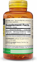 Mason Natural Vitamin D3 250 mcg (10000 IU) - Supports Overall Health, Strengthens Bones and Muscles, from Corn Oil, 30 Softgels (Pack of 3)