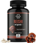 Bioyouth Organic Reishi Mushroom Capsules Supplement | Non-GMO & Allergen- | 90 Capsules (1-Month Supply)
