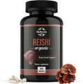 Bioyouth Organic Reishi Mushroom Capsules Supplement | Non-GMO & Allergen- | 90 Capsules (1-Month Supply)