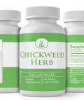 PURE ORIGINAL INGREDIENTS Chickweed Herb, (100 Capsules), Always Pure, No Additives Or Fillers, Lab Verified