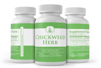 PURE ORIGINAL INGREDIENTS Chickweed Herb, (100 Capsules), Always Pure, No Additives Or Fillers, Lab Verified