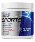 Focus Factor Pre-Workout Sports Supplement with Lions Mane - Nootropic for Energy, Endurance, Concentration Performance Boost Arginine, L-theanine, Beta Alanine, L-Citrulline, Ginkgo Biloba, Red