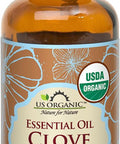 US Organic 100% Pure Clove Stem Essential Oil - USDA Certified Organic, Steam Distilled W/Euro Dropper_30 ml (More Size Variations Available)