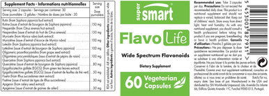Supersmart FlavoLife 9 Bioflavnoids Supplement Boost Immune System Including Luteolin Fisetin Quercetin NonGMO Gluten Free 60 Vegetarian Capsules