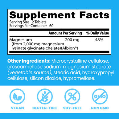 Doctor's Best High Absorption 100% Chelated Magnesium 120 Tablets
