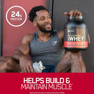 Optimum Nutrition Gold Standard Whey Vanilla Ice Cream - 5 Lbs