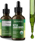 Stinging Nettle Leaf Extract Liquid Drops - Usda Organic - Immune, Prostate, And Joint Support - 60 Servings - Vegan, Non-Gmo, Gluten-Supplement - Unflavored Herbal Tincture - 1 Fl Oz