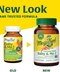 MegaFood Baby & Me 2 Prenatal Vitamin And Minerals - Vitamins For Women - With Folate (Folic Acid Natural Form) Choline Iron Iodine And Vitamin C Vitamin D And More - 120 Tabs (60 Servings)
