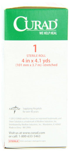 Curad Rolled Gauze 4 Inches X 4.1 Yards