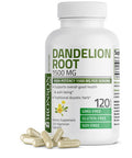 Bronson Dandelion Root 1500 MG High Potency, Supports Overall Good Health & Well-Being, Traditional Diuretic Herb - Non-GMO, 120 Vegetarian Capsules