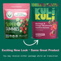 Kuli Kuli Super Energy Gummies - Energy Supplements with Moringa Caffeine-Free Natural Energy Booster - 60 Non-GMO Gluten-Free Moringa Gummies
