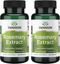Swanson Rosemary Extract - Standardized 500 mg 60 Caps 2 Pack