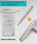 2 In 1 Trigger Points Massage Tool Stainless Steel T-Bar Deep Tissue Massage Tool For Pain Relief Full-Body Fascial Relaxation Ideal For Shoulders, Neck, Legs, And Arms Perfect For Sports Therapy