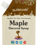 Nunaturals Nustevia Pourable Maple Syrup Pouch, 6.6 Oz