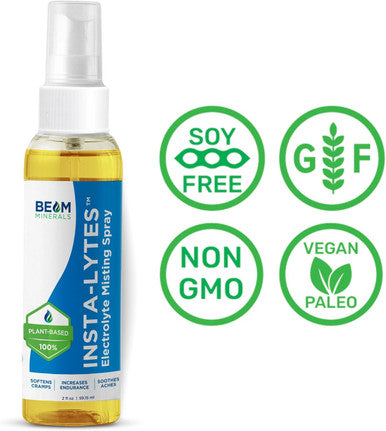 How To Stop Leg Cramps Immediately Electrolyte Misting Spray Insta-Lytes Natural Liquid Electrolytes Fulvic Acid Trace Minerals Spray Fast Micronutrients Supplements - 2Oz