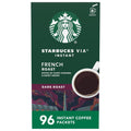 Starbucks VIA Instant Coffee, Dark Roast Coffee, Italian Roast, 100% Arabica, Single-Serve, 1 Box (50 Packets)