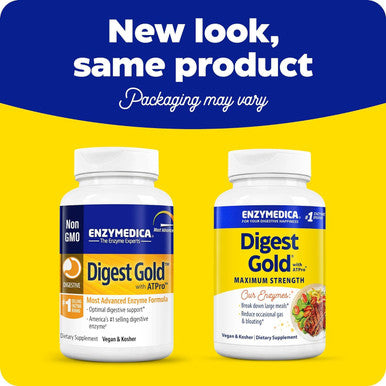 Enzymedica Digest Gold + Atpro Maximum Strength Enzymes 45 Capsules