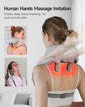 Neck Massager With Heat, Cordless 4D 6 Massage Nodes Shoulder Massager With Heat, Neck And Shoulder Massager, Shiatsu Back Shoulder And Neck Massager For Traps, Leg And Body, For Mother Women Men