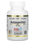 California Gold Nutrition Astaxanthin, AstaLif Pure Icelandic, 12 mg, 120 Veggie Softgels