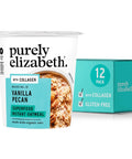 Purely Elizabeth, Vanilla Pecan, Collagen Oatmeal Cups With Nut Butter Packet, Gluten-Free, 2 Ounce (Pack of 12)