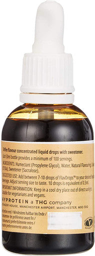 Myprotein FlavDrops - Toffee Flavour 50ml, Clear