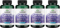 Swanson Calcium (Carbonate Aspartate & Citrate) 500 Milligrams 100 Tabs (4 Pack)