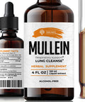 SIRUNES Mullein Leaf Extract 4Oz - Verbascum Thapsus Liquid Supplement - Herbal Tincture Promoting Lung, Respiratory & Digestive Wellness - Natural Sleep Support - Vegan, Non-Gmo