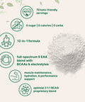 EAA Powder with Electrolytes, 2Lb | Hydration + 9 Full Spectrum Essential Amino s Blend, Optimized BCAA Supplement, Pineapple Flavor, Keto, Vegan Friendly, Non-GMO, No Gluten - 79 Servings