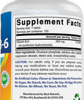 Best Naturals Vitamin B6 200Mg For Adults 120 Tablets (120 Count (Pack Of 2))