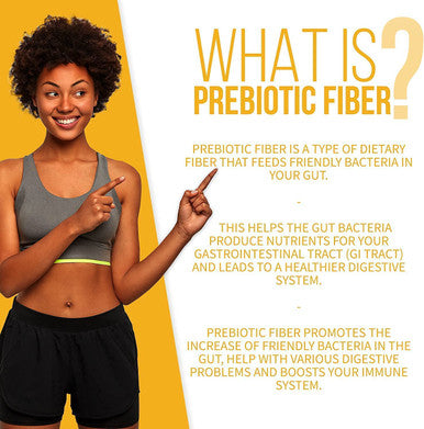 Prebiotic Fiber Supplement Supports Gut Health and Digestive Regularity Soluble Powder Fiber Supplement for Women Men Gummies Alternative Gluten Free Sugar Free Keto Vegan 35 Servings